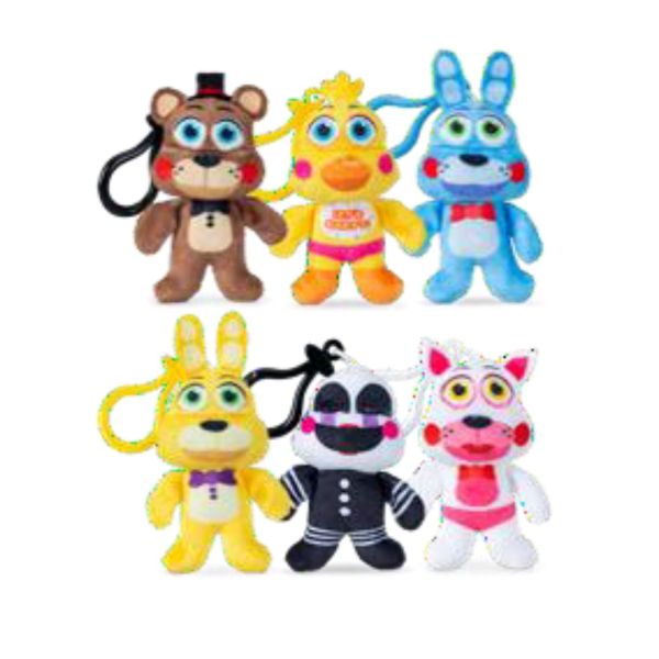 (Mis 0) FIVE NIGHT’S AT FREDDY’S – Micro Teenies Animatronic- Portachiavi Peluche 10cm – 6ass…x288